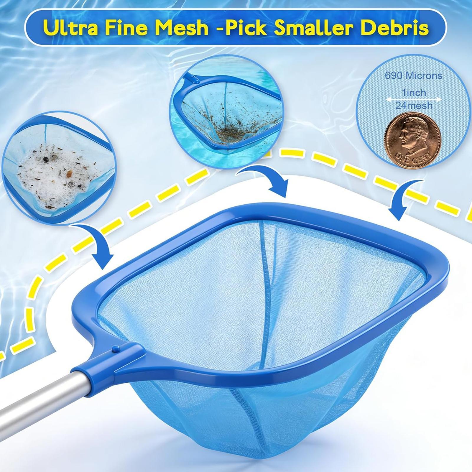 Pool Skimmer Net - Zwembadnet Skimmer Water Mesh Filtratie Scoop
