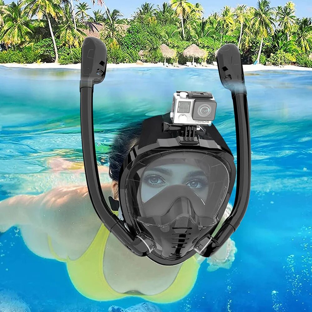 Snorkel Mask Full Face - Full Face Snorkel Masker 180 °