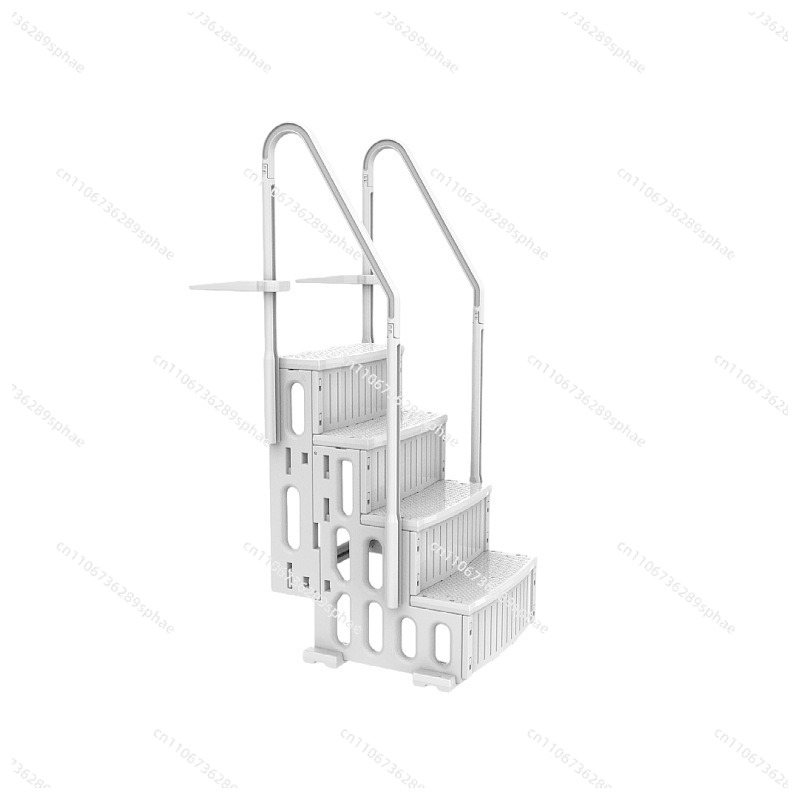 Pool Ladder Above Ground - Zwembadtrap van kunststof, bovengronds, met ladder