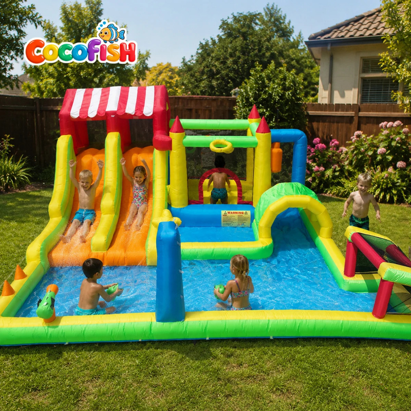 Water Slide Inflatable - Cocofish Cocofish Tuin Zomer Waterpark Carnaval