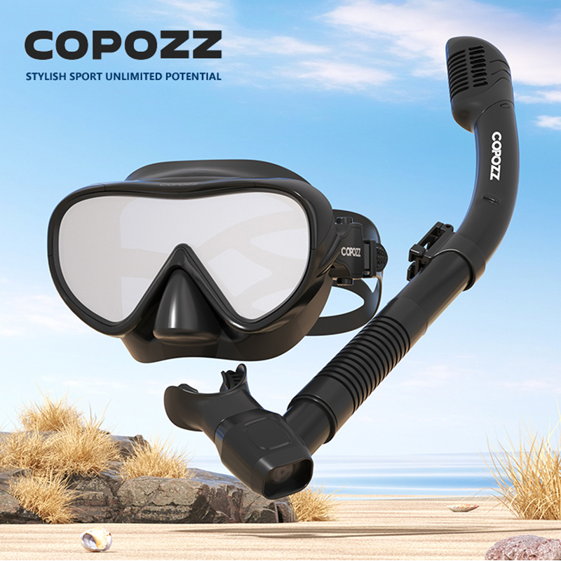 Snorkel Mask Full Face - COPOZZ Nieuw duikmasker Full Vision-masker Onderwater