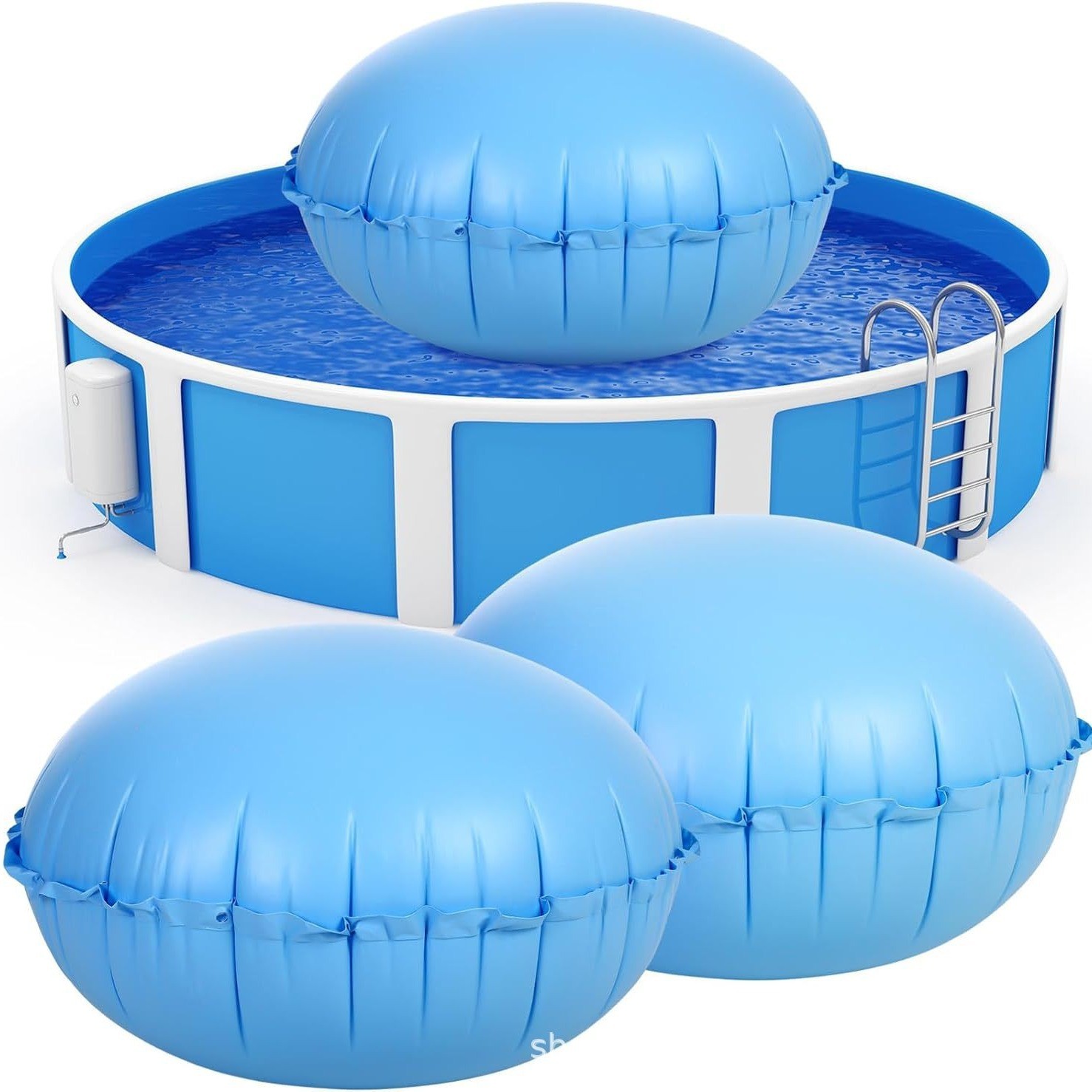 Pool Ladder Above Ground - Zwembadkussens voor bovengrondse zwembaden, winterzwembadafdekking met