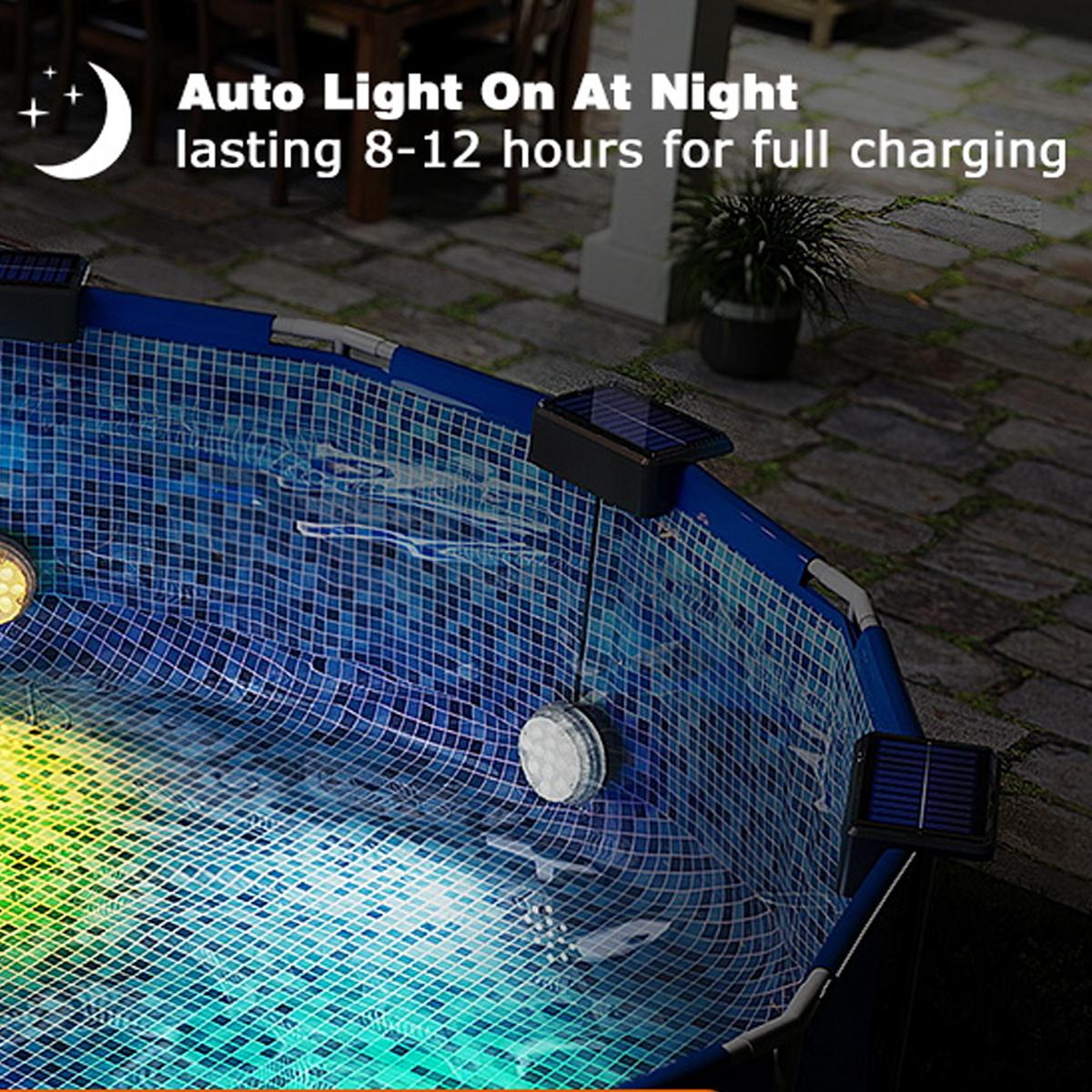Onderwater-zonnezwembadverlich - Pool Light Solar Rechargeable recensie en prijs