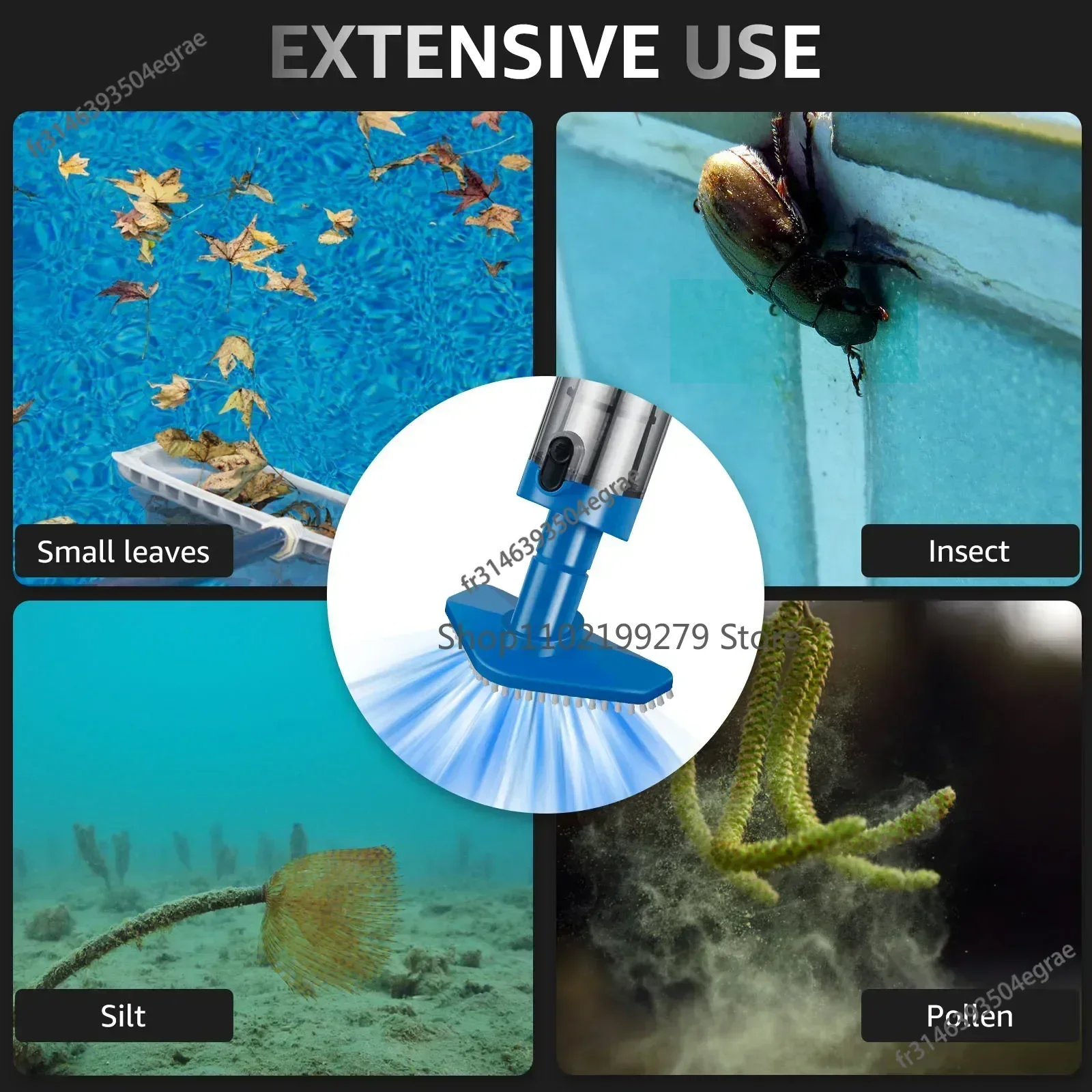Oplaadbare draagbare handstofz - Pool Vacuum Manual recensie en prijs