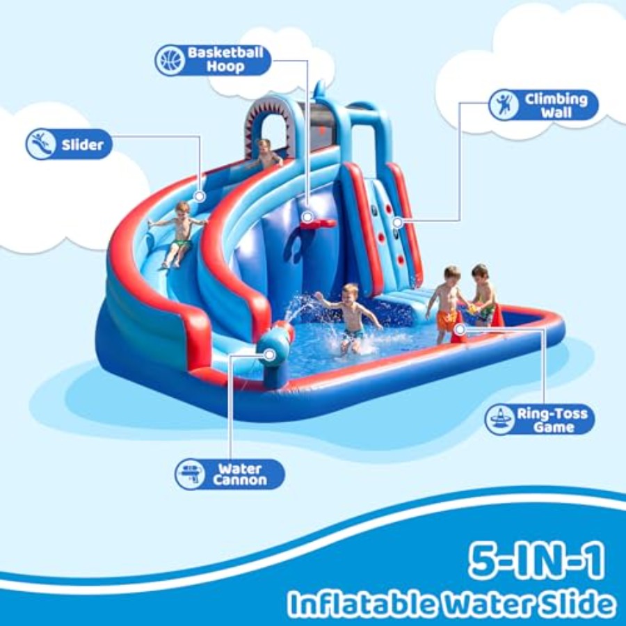 Opblaasbare waterglijbaan voor - Water Slide Inflatable recensie en prijs