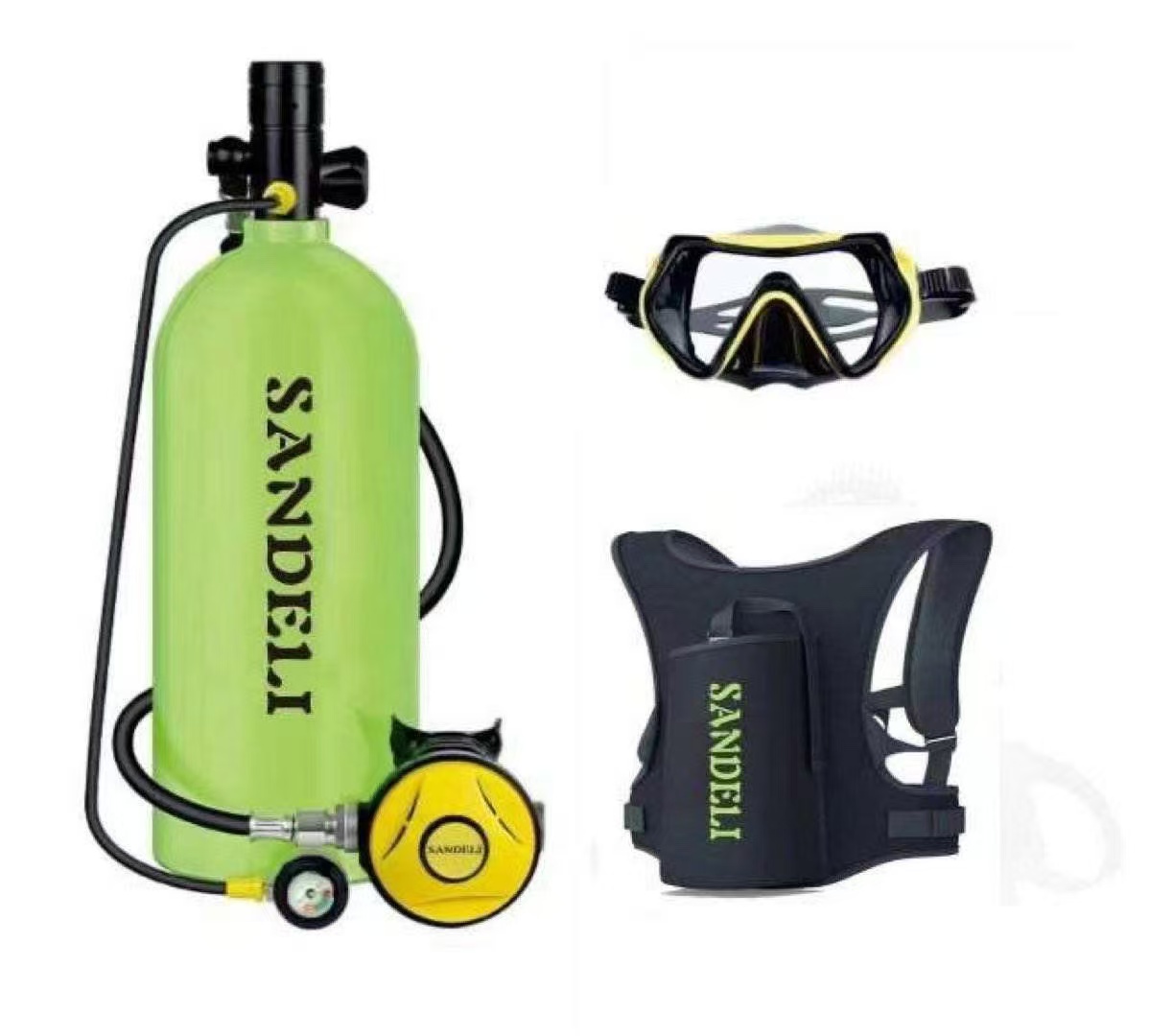Fabrieksgemaakte 4-liter duikf - Snorkel Mask Full Face recensie en prijs