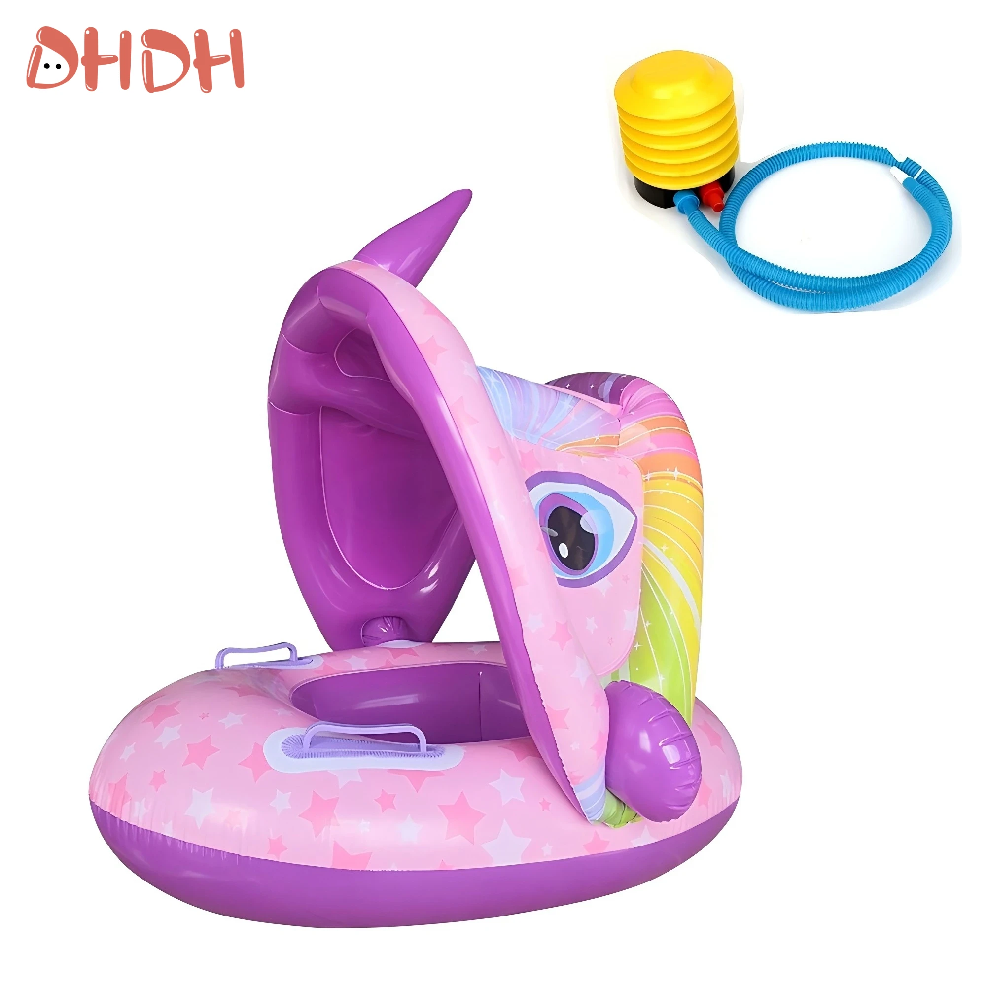 Babyzwemband met zonnescherm – - Pool Float Ring Inflatable recensie en prijs