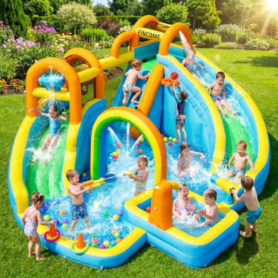Opblaasbaar waterglijbaanpark  - Water Slide Inflatable recensie en prijs