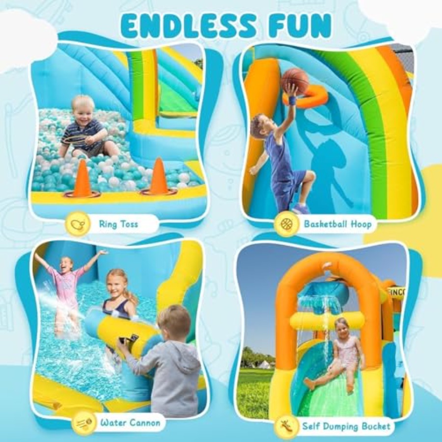 Opblaasbaar waterglijbaanpark  - Water Slide Inflatable recensie en prijs