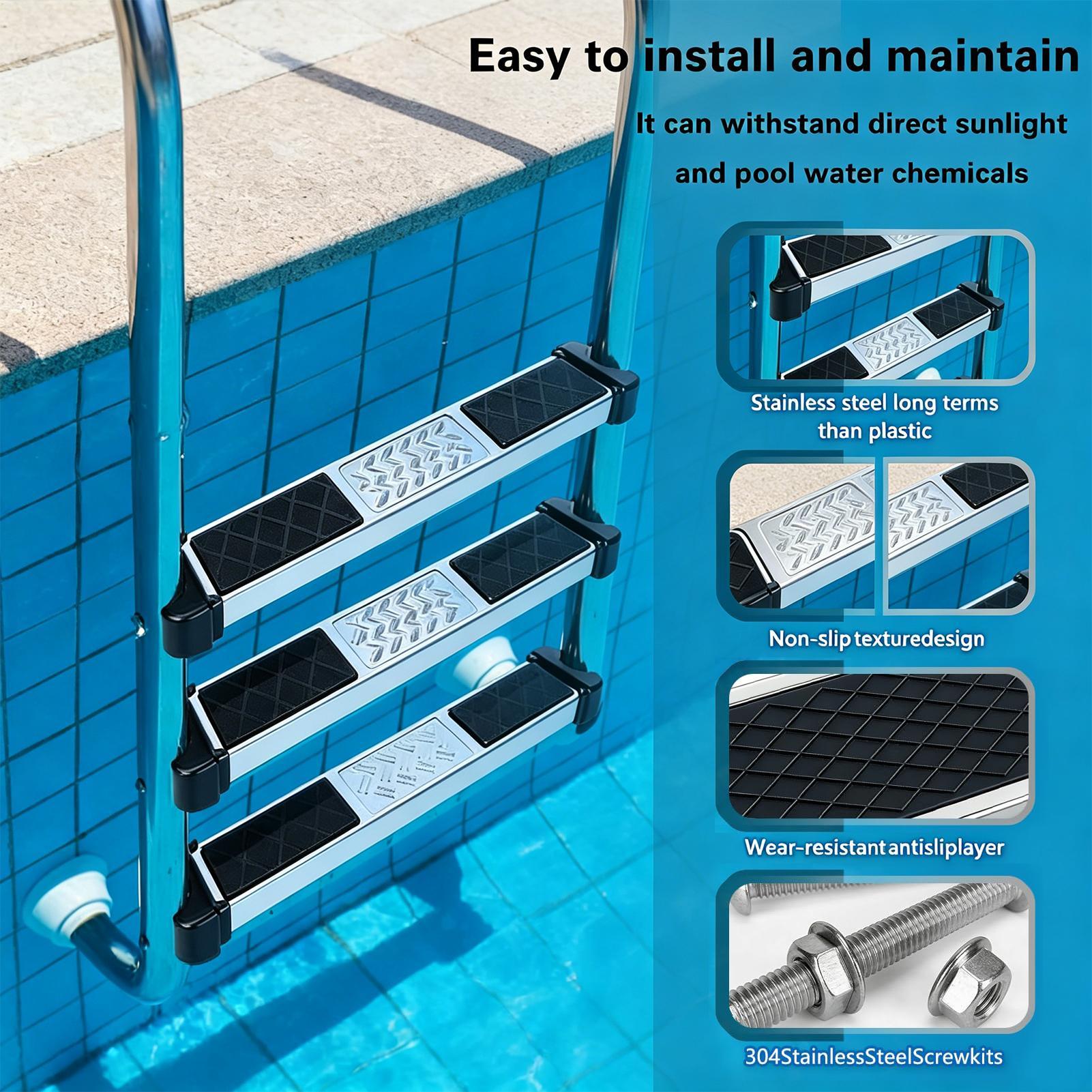 Vervangende zwembadtrap treden - Pool Ladder Above Ground recensie en prijs