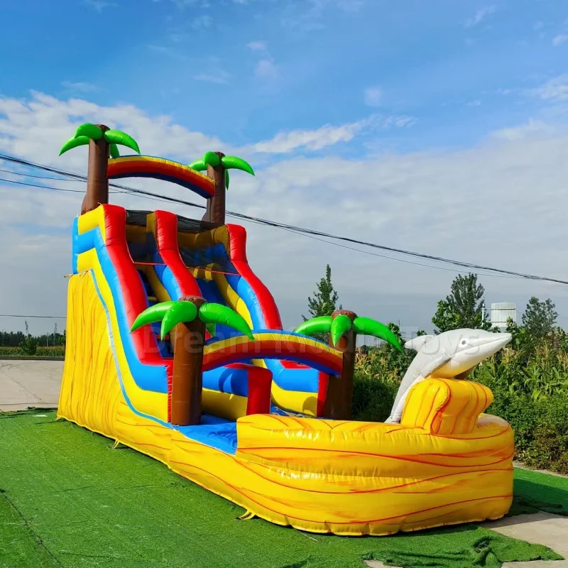 Reuze tropische dolfijn thema  - Water Slide Inflatable recensie en prijs