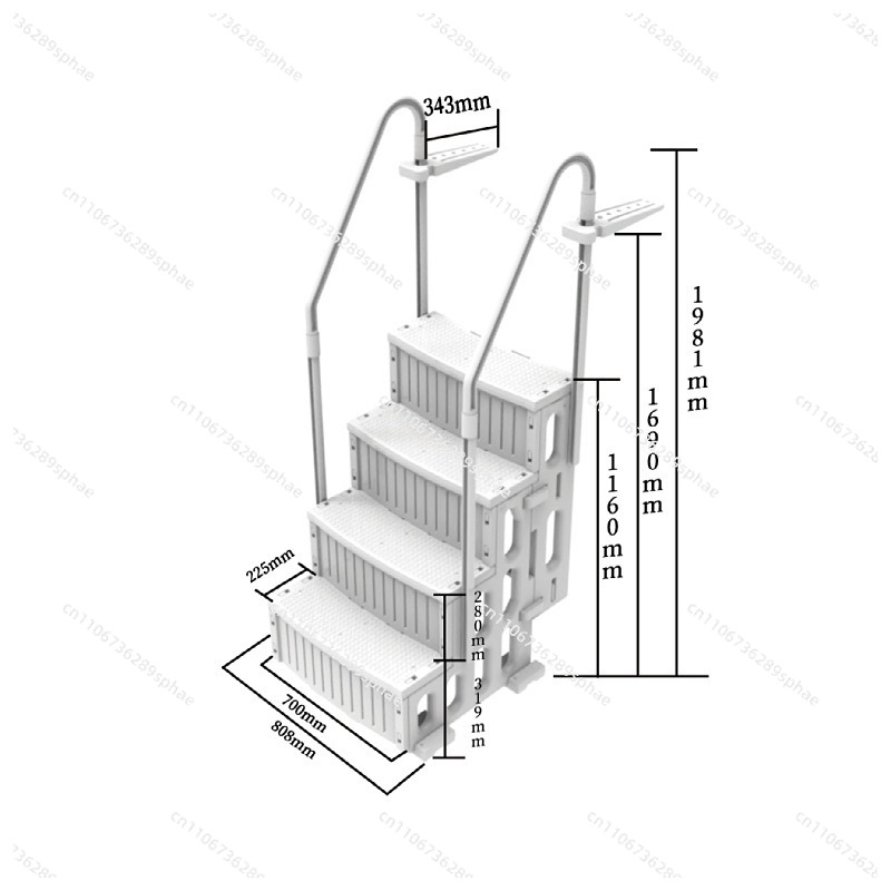 Zwembadtrap van kunststof, bov - Pool Ladder Above Ground recensie en prijs