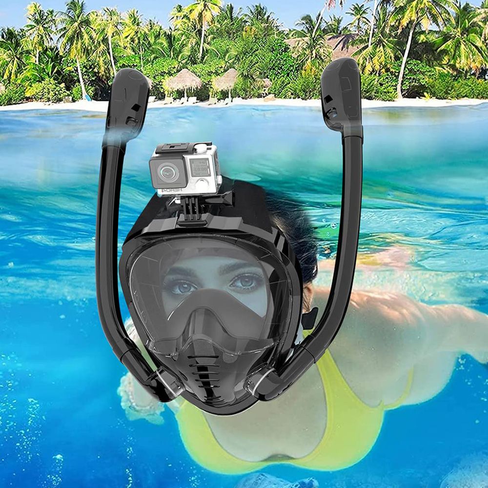 Volgelaatssnorkelmasker 180 °  - Snorkel Mask Full Face recensie en prijs