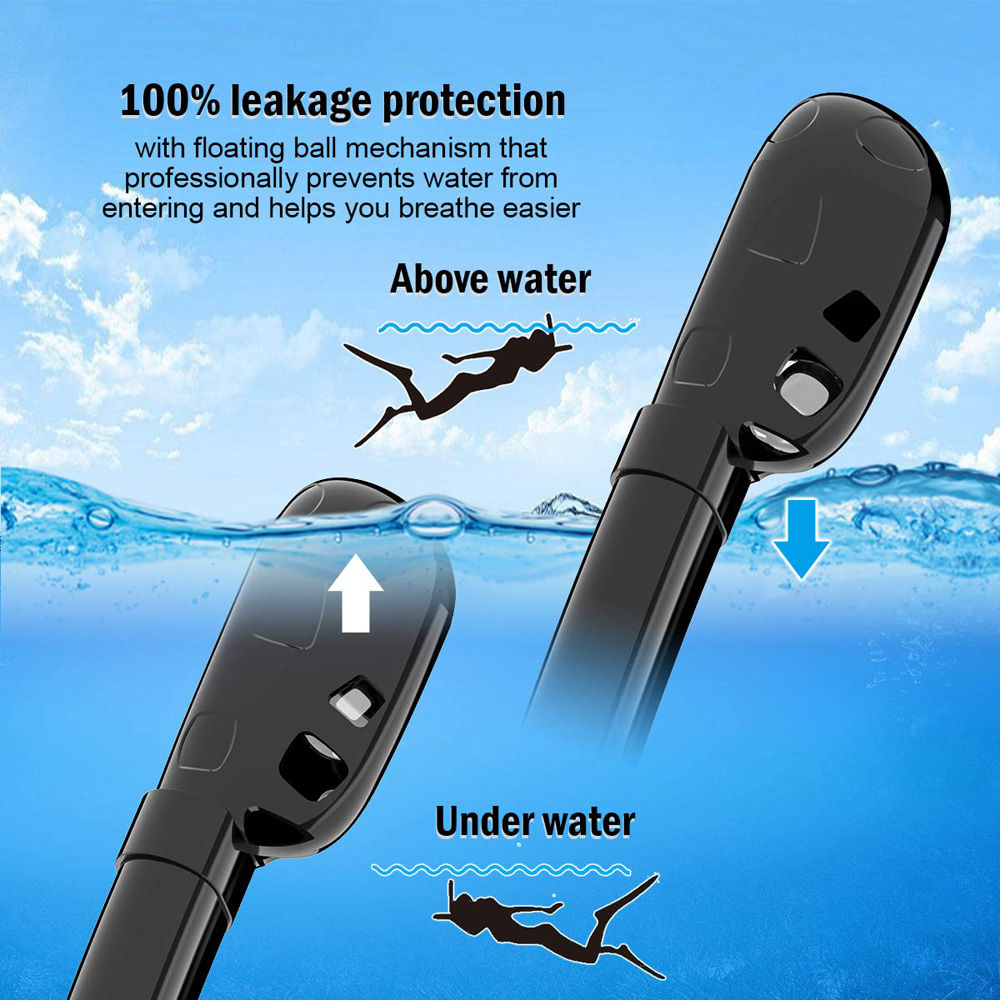 Volgelaatssnorkelmasker 180 °  - Snorkel Mask Full Face recensie en prijs