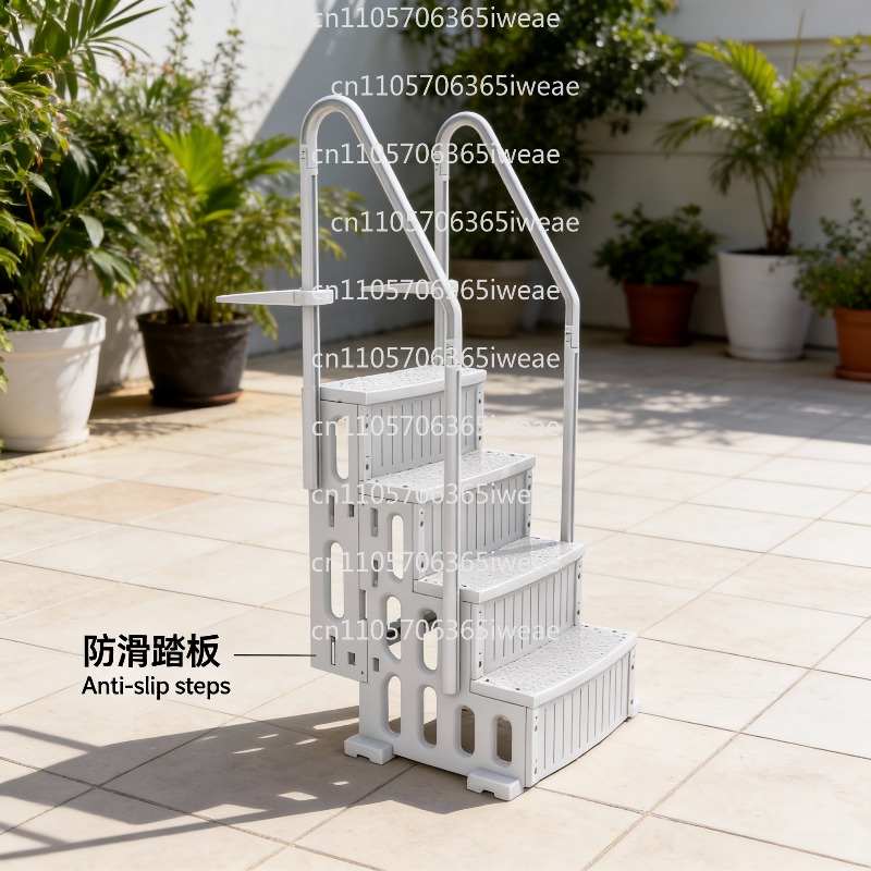 Zwembadtrap Klassieke stijl 4- - Pool Ladder Above Ground recensie en prijs