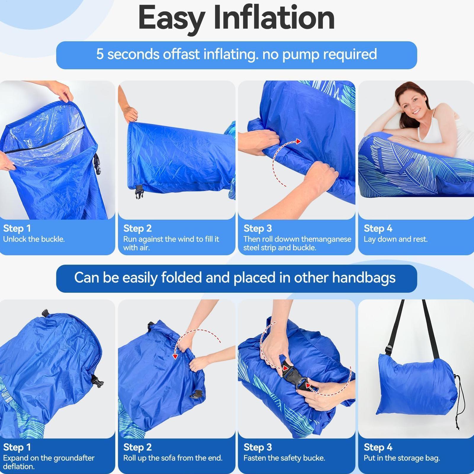 Opblaasbare ligstoel met zonne - Pool Lounger Inflatable recensie en prijs