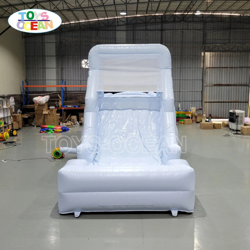 Witte opblaasbare waterglijbaa - Water Slide Inflatable recensie en prijs