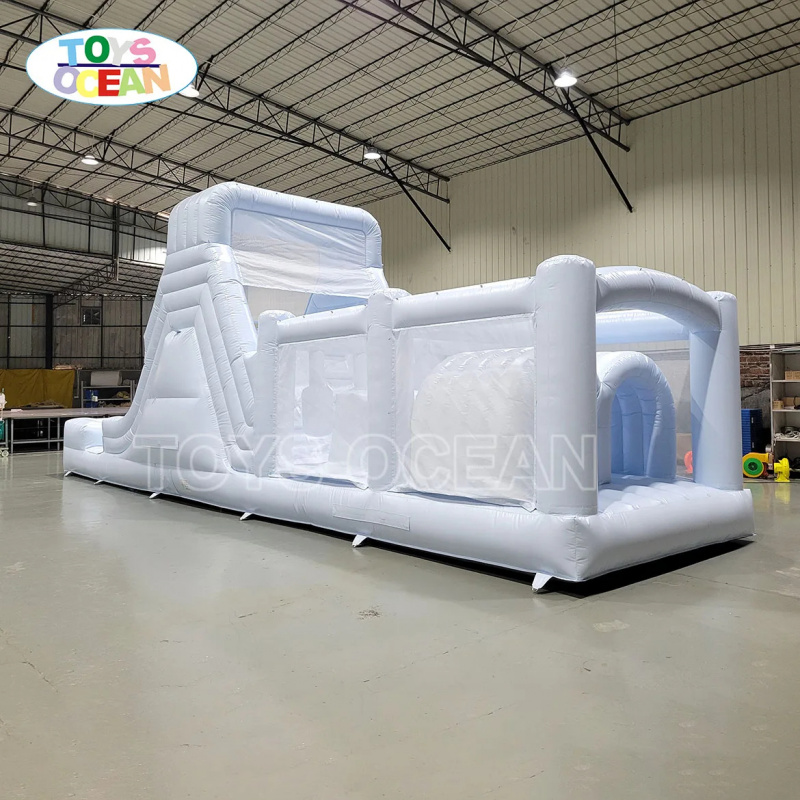 Witte opblaasbare waterglijbaa - Water Slide Inflatable recensie en prijs