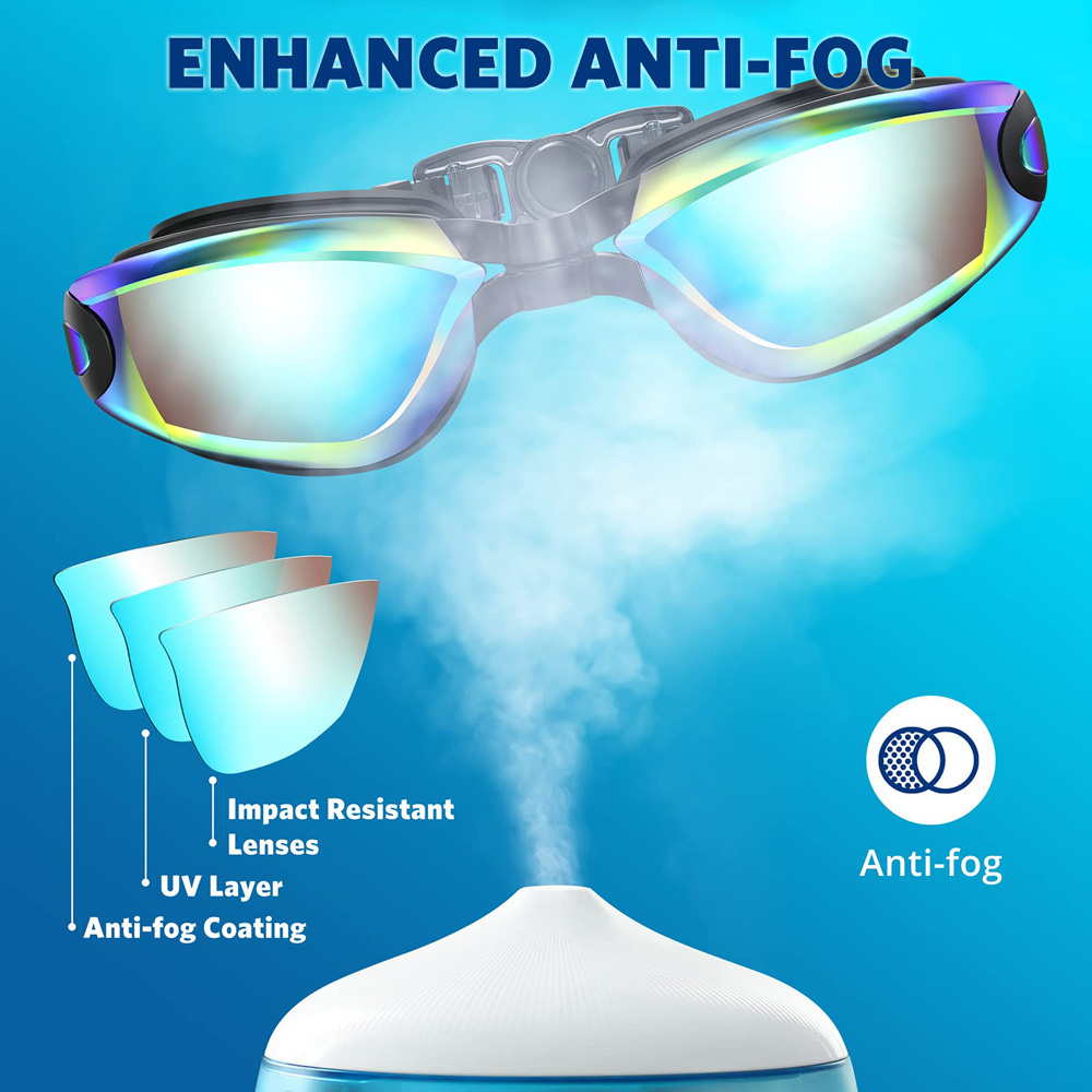 Zwembril Professionele waterdi - Swim Goggles Anti Fog Uv recensie en prijs