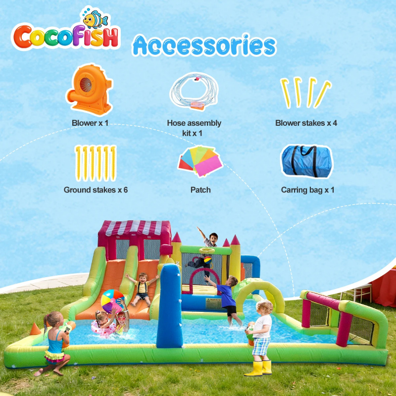 Cocofish Cocofish Tuin Zomer W - Water Slide Inflatable recensie en prijs