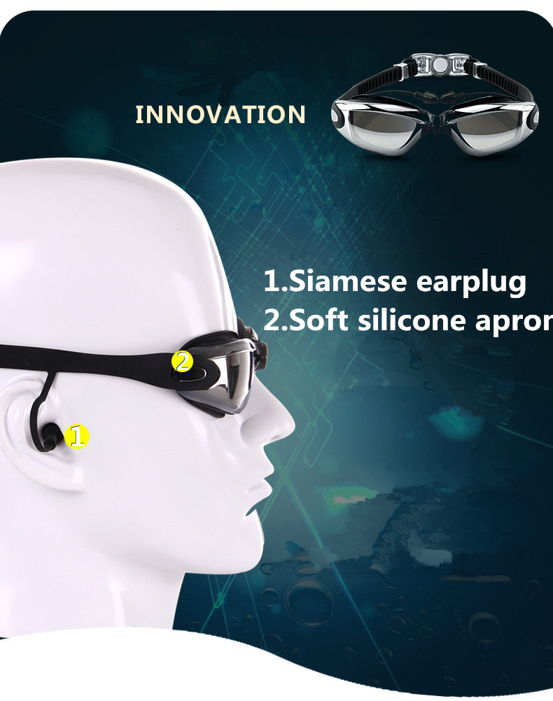 Zwembril Volwassen zwembadbril - Swim Goggles Anti Fog Uv recensie en prijs