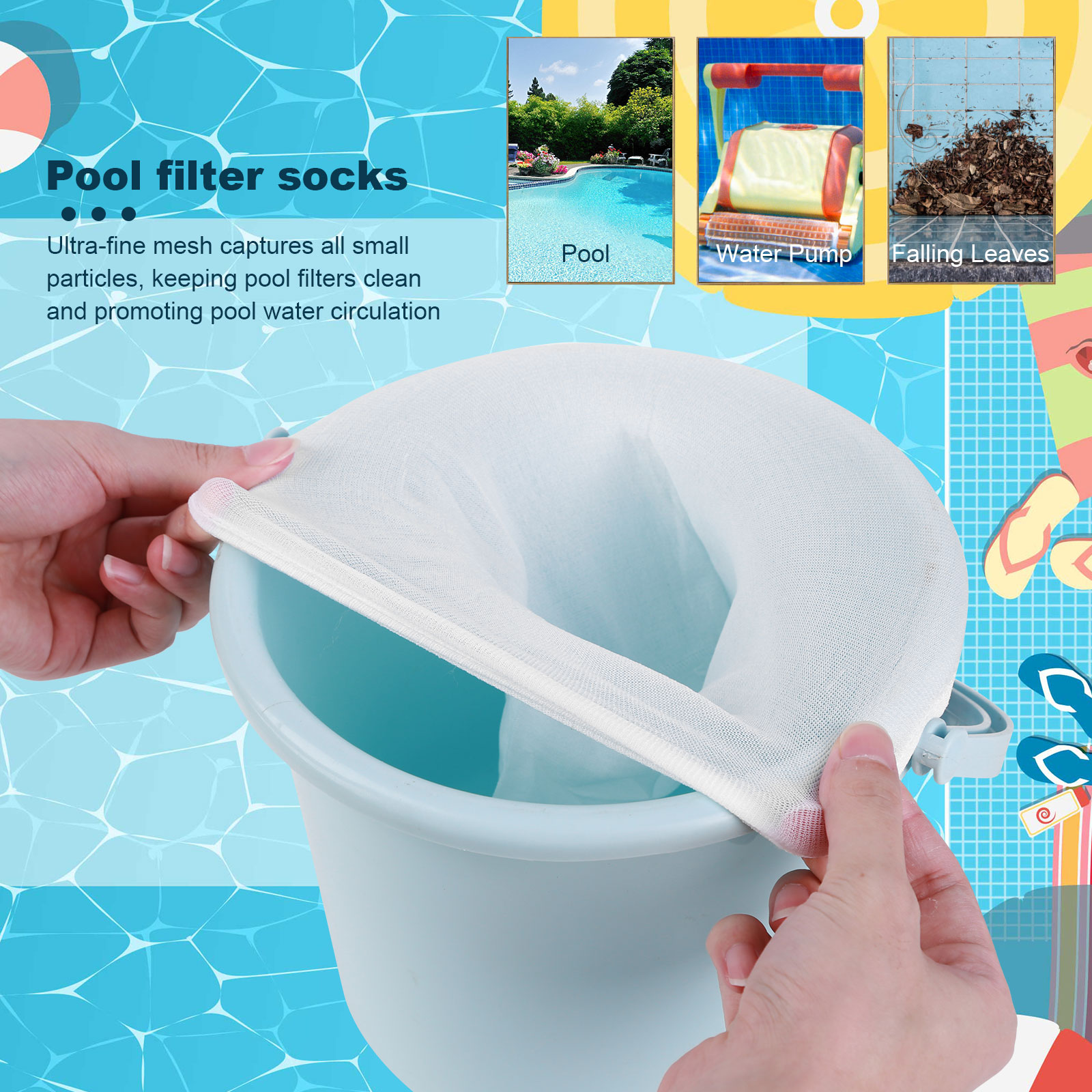100-5PCS Zwembad Skimmer Sokke - Pool Skimmer Net recensie en prijs