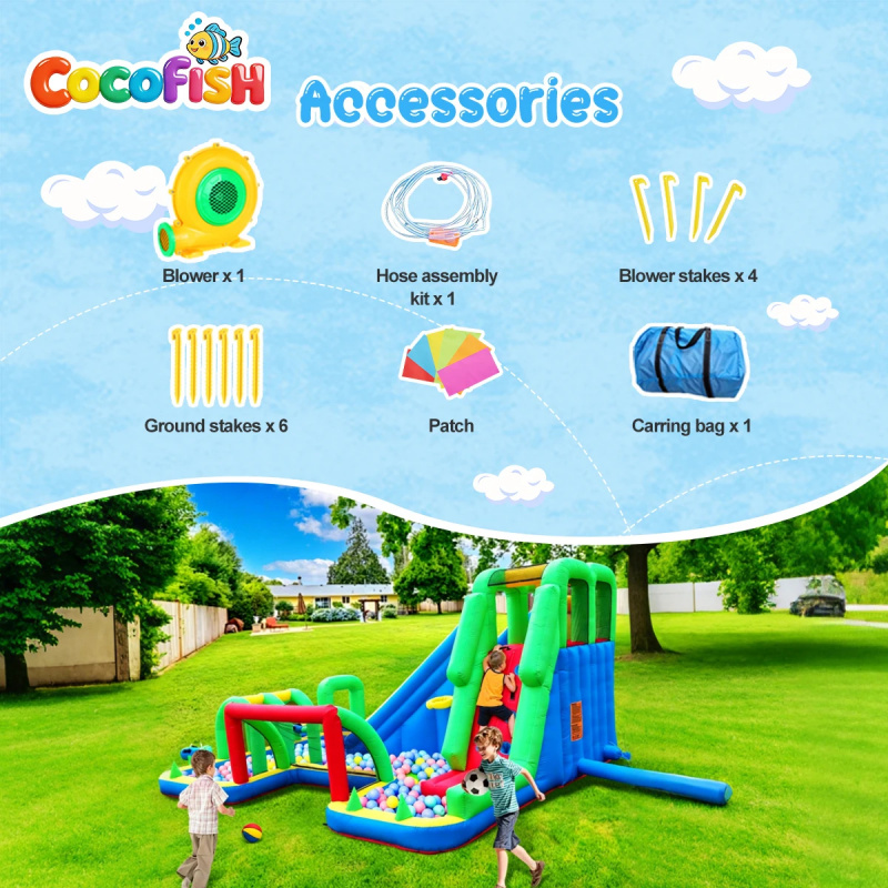 Cocofish Groot Opblaasbaar Wat - Water Slide Inflatable recensie en prijs
