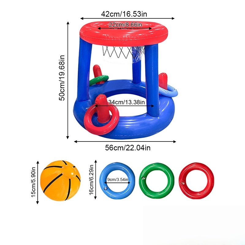 Opblaasbare basketbalring & ri - Pool Float Ring Inflatable recensie en prijs