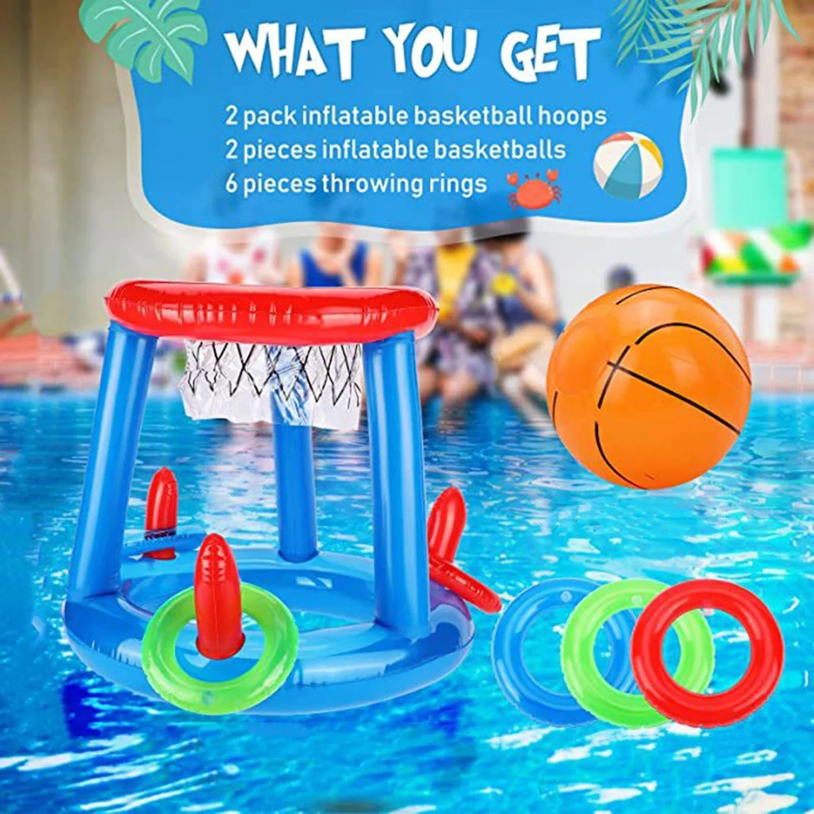 Opblaasbare basketbalring & ri - Pool Float Ring Inflatable recensie en prijs