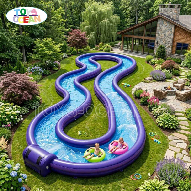 Commerciële opblaasbare Lazy R - Water Slide Inflatable recensie en prijs