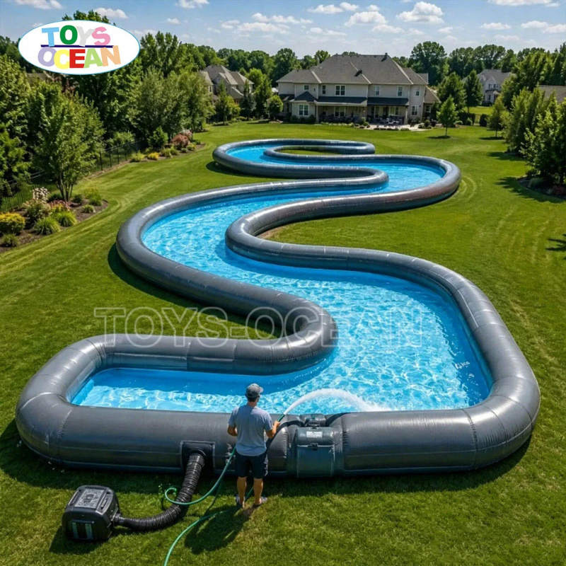 Commerciële opblaasbare Lazy R - Water Slide Inflatable recensie en prijs