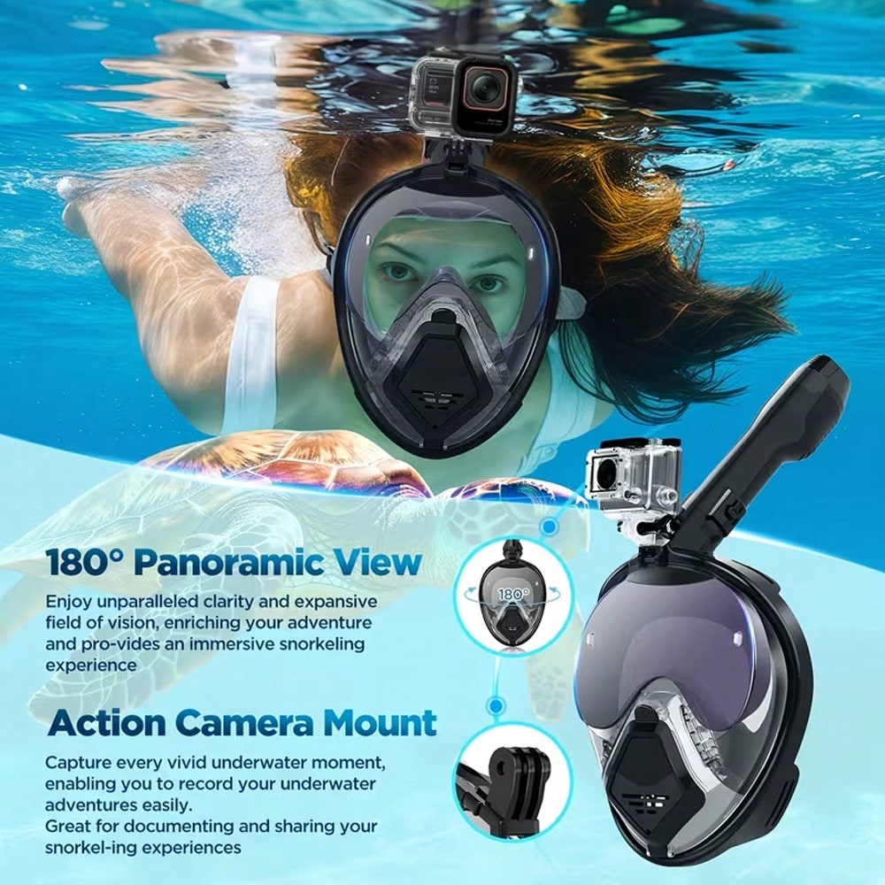Duikmasker voor volwassenen me - Snorkel Mask Full Face recensie en prijs