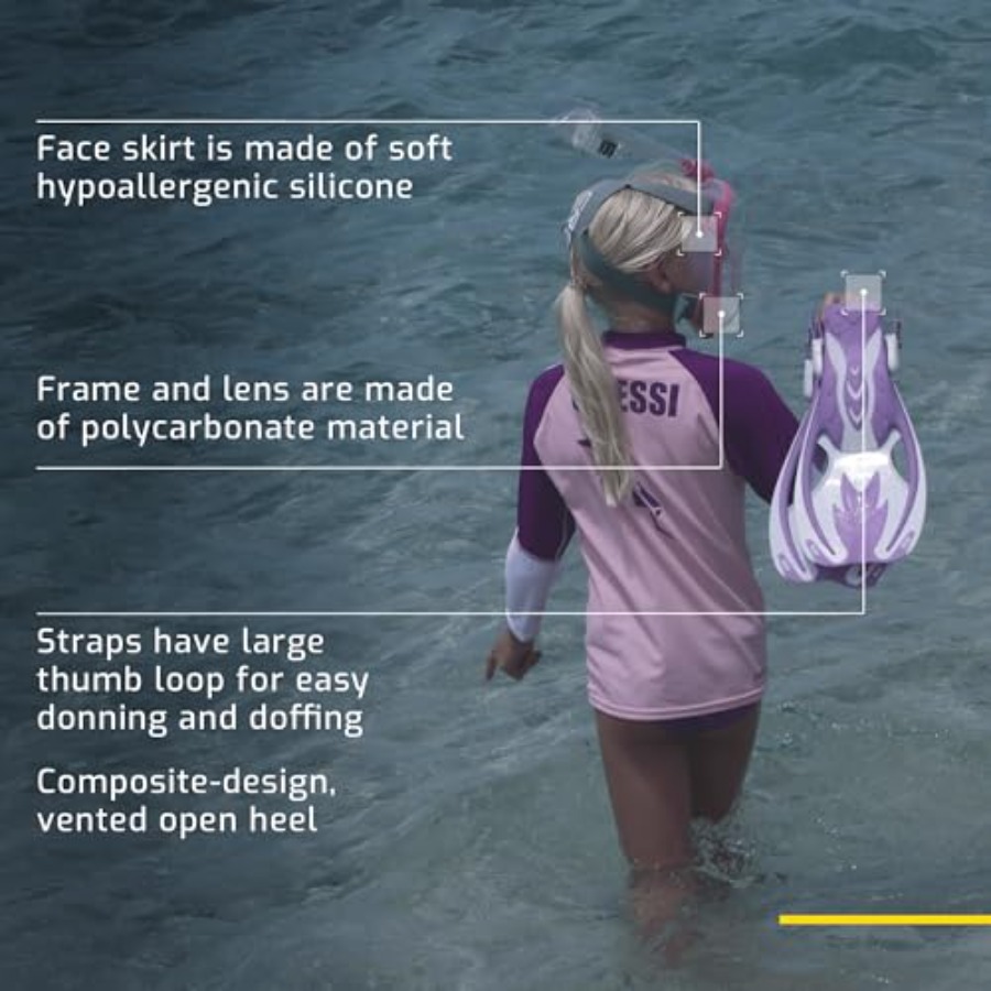 Junior snorkelset voor kindere - Snorkel Mask Full Face recensie en prijs