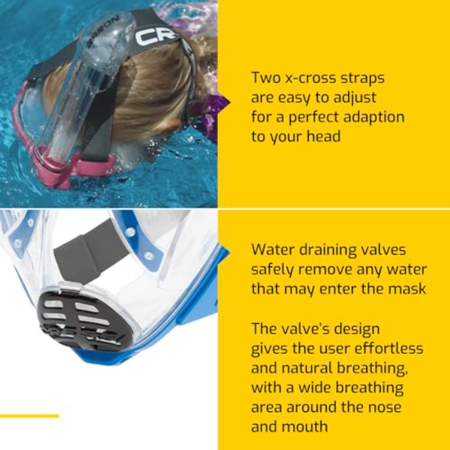 Junior snorkelset voor kindere - Snorkel Mask Full Face recensie en prijs