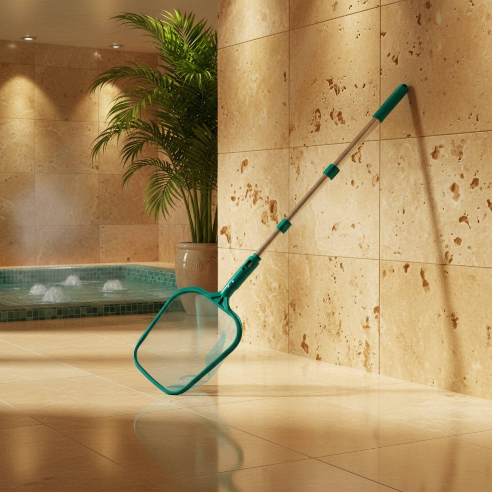 Zwembadbladnet met stok, verst - Pool Skimmer Net recensie en prijs