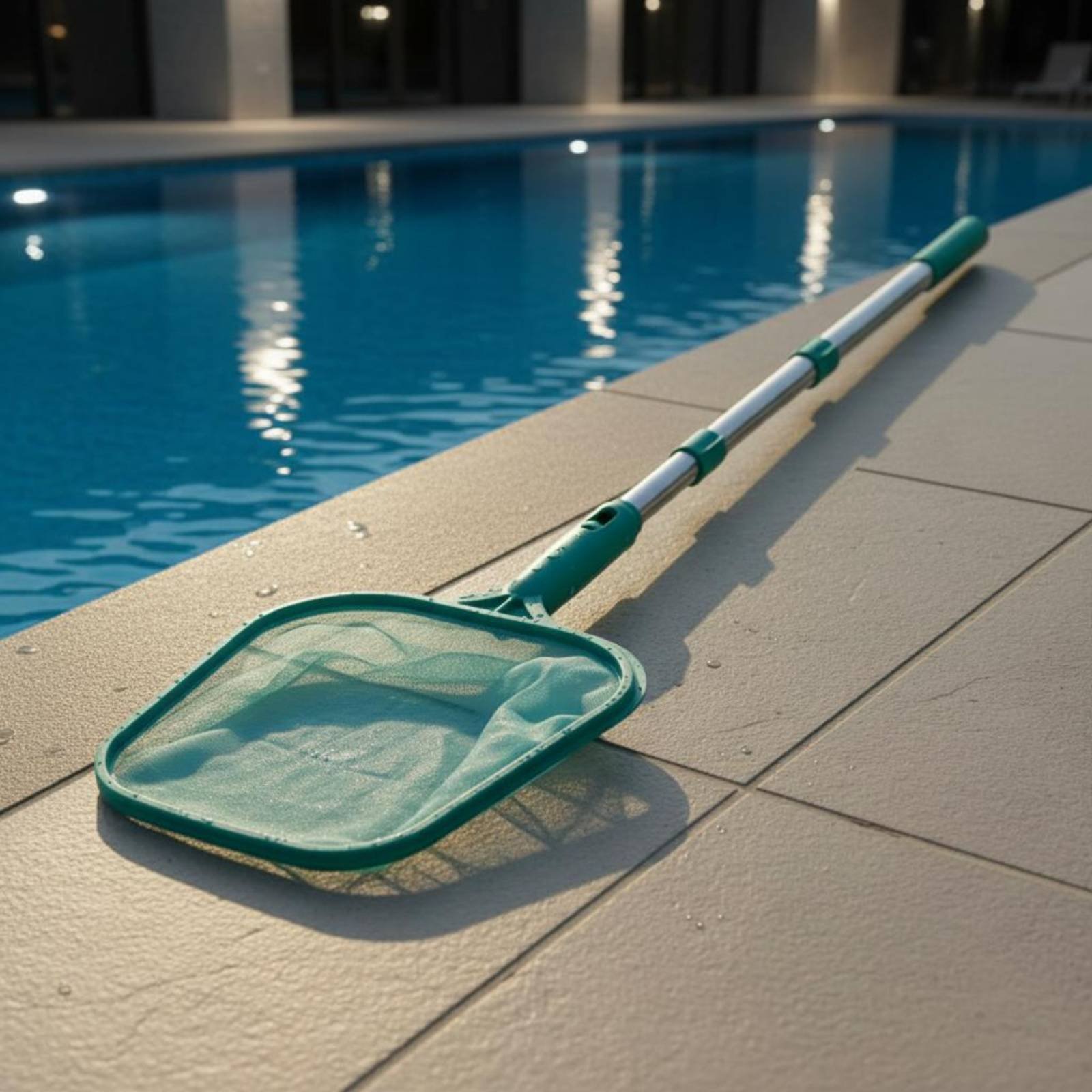 Zwembadbladnet met stok, verst - Pool Skimmer Net recensie en prijs