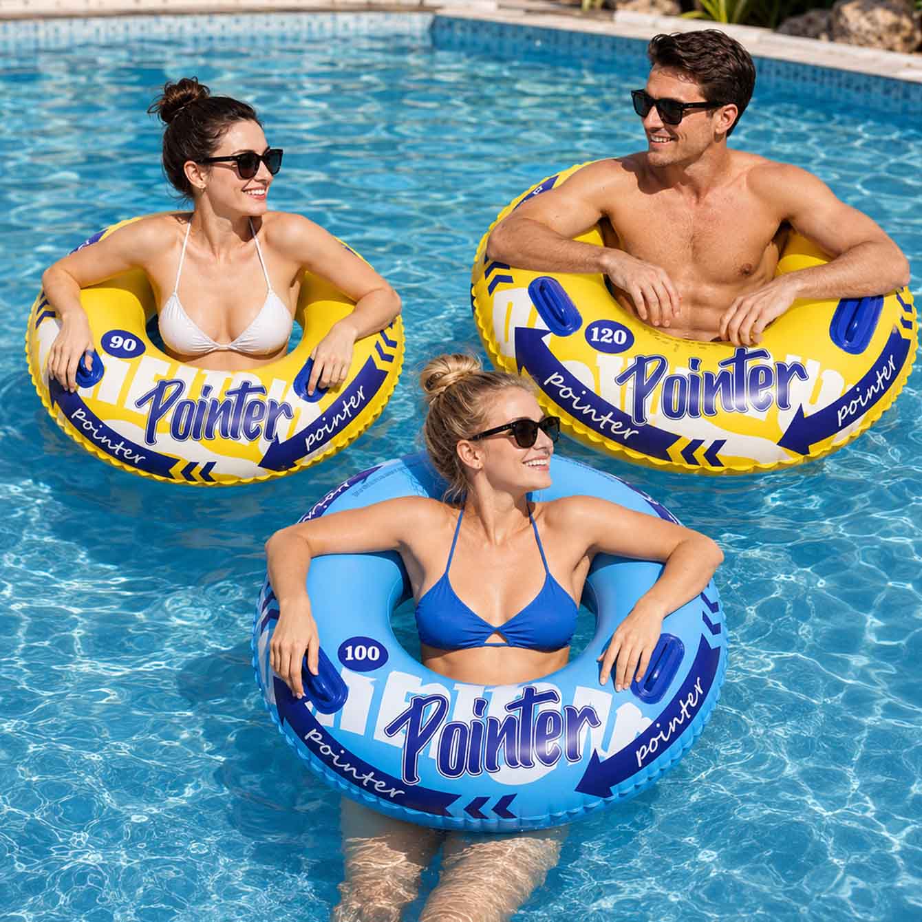 1PC Opblaasbare Zwemring met H - Pool Float Ring Inflatable recensie en prijs